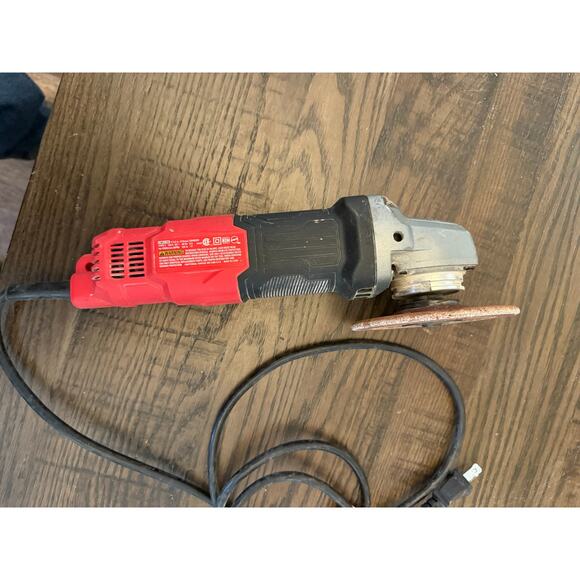 Craftsman CMEG100 4½” Corded Angle Grinder - tested and working - Picture 7 of 10